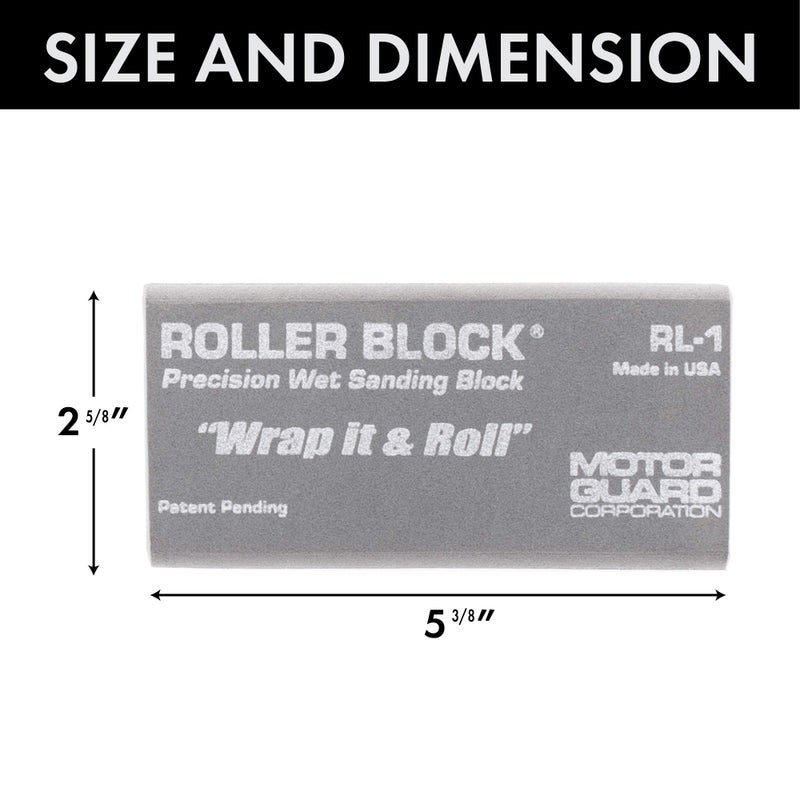 Motor Guard - Roller-Block Precision Wet Sanding Block (RL-1), One Size - Image 2